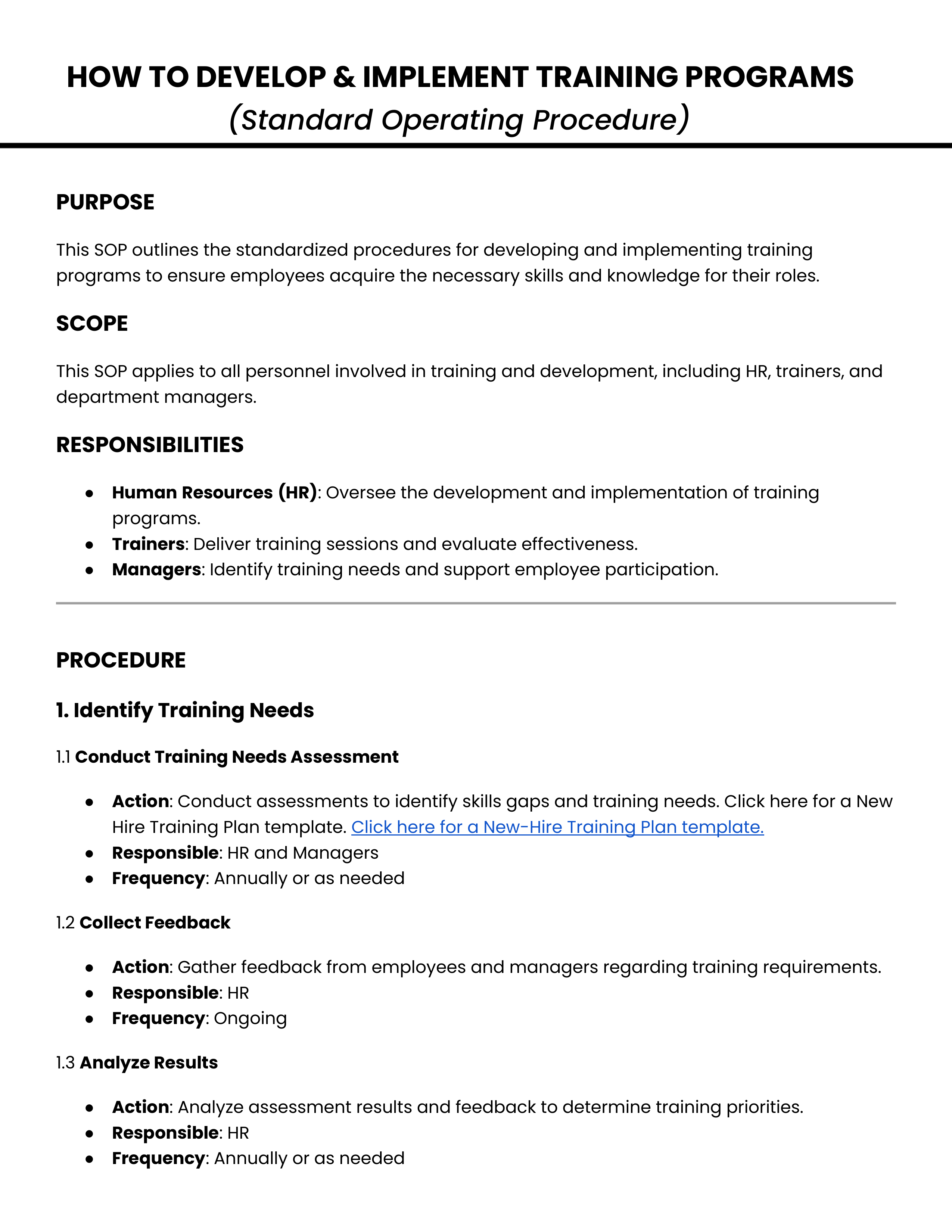 How to Develop and Implement Training Programs | Medusa Store